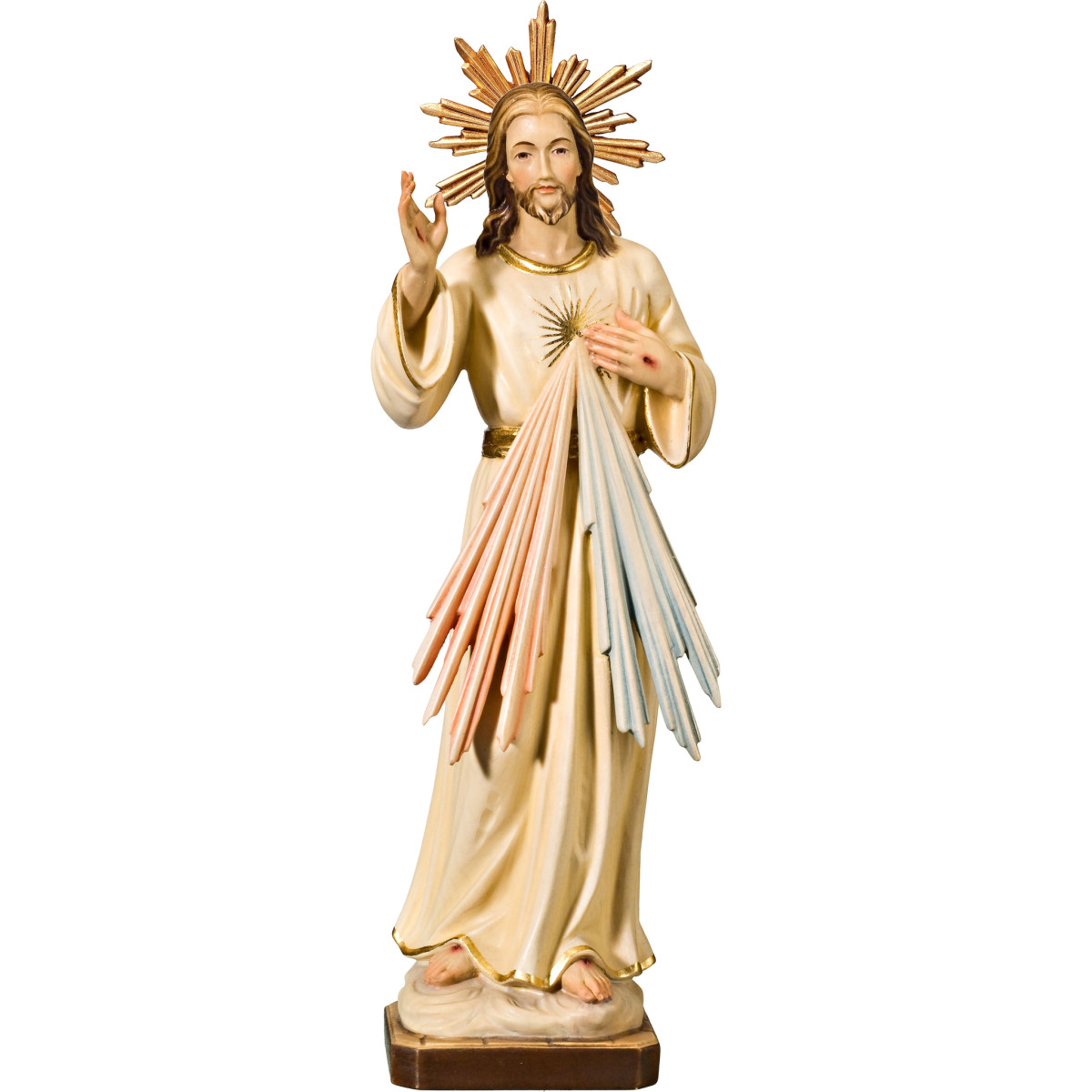Jesús Misericordioso con aureola